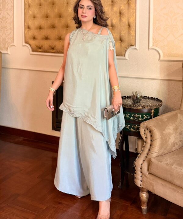 Camellia Grey Asymmetrical